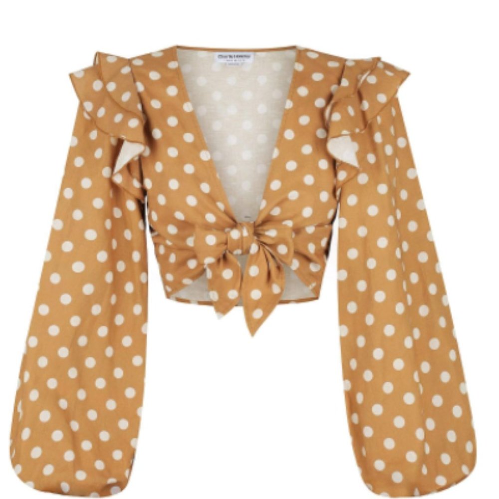 Charlie Holiday Wrap Top